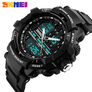 2020 новый SKMEI 1164 спортивные мужские часы высшего бренда роскошные военные кварцевые часы мужчины водонепроницаемые S Shock Clock Relogio Masculino X0524
