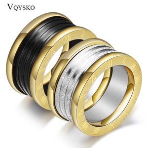 Antique Retro Stainless steel Rings For Women Men Jewelry Anillos Engagement Wedding Bague Homme Party Accessories Vintage X0715