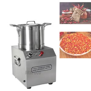 Electric Ginger Vitlök Pasta Makmaskin Rostfritt Stål Multifunktion Höghastighet Meatball Beater 4L Restaurant Food Crusher