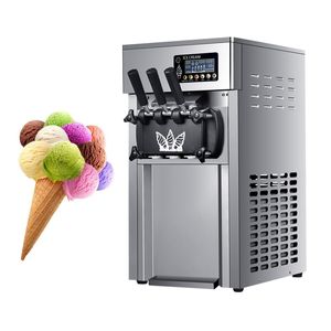Elektrisk glassmaskin Till salu Rostfritt Stål Sundae Cone Ice Cream Making Machine