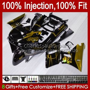 Injection For KAWASAKI NINJA ZZR400 golden black new ZZR600 1993 1994 1995 1996 1997 1998 1999 07 84HC.167 ZZR 400 600 ZZR-400 2001 2002 2003 2004 2005 2006 2007 Fairings