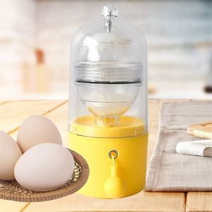 Toss Egg Mixer Shaker Stir Shell Inside Strumento di cottura manuale da cucina Gold 210423