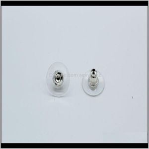 Earring Back Findings & Components Drop Delivery 2021 Jewelry Earrings Accessories Slip Anti Allergy Earplug Ear Nail Plug To Make Up 332 Q2