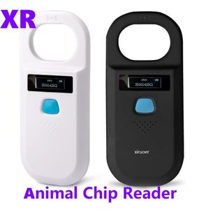 5Set Light Weight FDX-B Reader Animal Tag Microchip Reader Iso Chip Portable Oled Pet Dog Cat Microchip Scanner 134.2KHz RFID Glass Tag med 128Records Memry