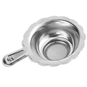 Rostfritt stål Tea-silverktyg Special Fine Filter för Tekanna Hushålls Teas Set Tillbehör 8.8 * 2cm 1410 T2