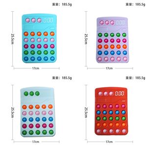 25 cm Grote Calculator Vorm Push Bubble Fidget Speelgoed Sensorische Anti Angst Emercessing Xmas Adult Kids Children s Stress Relief Q2