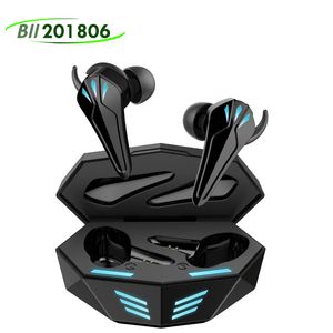 Gaming Earphones Bluetooth True Wireless Type-C Headphone 3D Surround Stereo TWS Earbuds for Gamer Headset with Microphone 10X