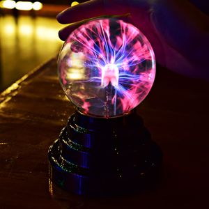 Wholesale ion laptop resale online - Electrostatic Ion Light USB Plasma Ball Sphere Lights Crystal Lamp inch Magical Desktop Globe Laptop Decor Gift