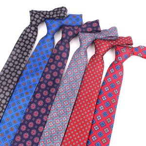 Floral Ties Fashion Striped Print Neck Tie for Wedding Business Suits Paisley Skinny Tie For Men Women Man Necktie Gravatas