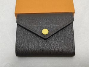 Kvinnor plånbok designer kort korthållare koppling plånböcker hög kvalitet 10 färg dam klassisk mini dragkedja pocket mynt handväska med låda