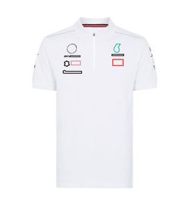 F1 TシャツF1レーシングチームユニフォームW11レーシングスーツカジュアルラウンドネックTシャツカスタマイズ同じスタイル2021252y
