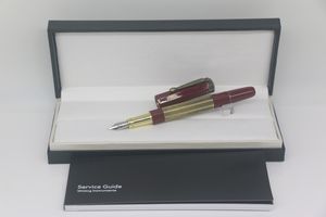 Egipt Series 6 Kolor Fountain Pen Vintage Gold/Srebrne wykończenie z numerem seryjnym Office School Supply Perfect Gift