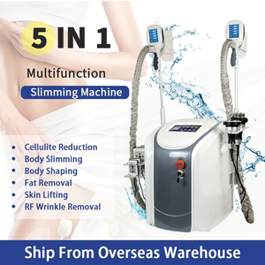 40K Cavitation Ultrasonic RF Slimming Treatment Machine Fast Fat Freeze Slimming System Body Shap Machines 2 Fat Freeze Handle Work Together