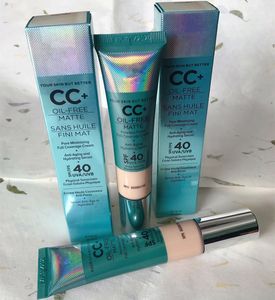 1t Cosmetics Liquid Foundation CC Cream Makeup Oil Free fond de teint ML Concealer in Shades Light Medium