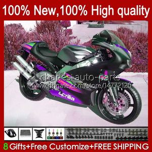 +Tank Cover Kit för Aprilia RSV250 RS-250 RSV RS 250 RS250 RR Body 23No.105 RSV250RR 98-03 RS250R 98 99 00 01 02 03 RSV-250 PURPLE BLK 1998 1999 2000 2001 2002 2003 Fairing