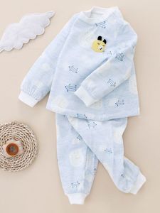 Wholesale baby patterns resale online - Baby Cartoon Pattern Patch Detail Pullover Sweatpants SHE