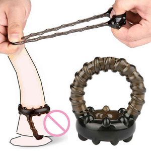 Nxy Cockrings Cock Ring Sex Toys for Men Testicle Ball Stretcher Penis Scrotum Sleeve Delay Ejaculation Massage Shop 1206