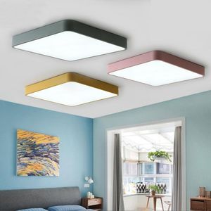 Ceiling Lights Modern Minimalist LED Light Simple Surface Embedded Remote Control Dimming Lamp Kitchen Living Room Bedroom Stud