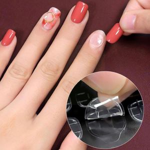 Wholesale transparent nails for sale - Group buy Nail Gel Adhesive Double Sided Transparent Glue Wearing Thickened Invisible Pseudo Paste Tool U6z8
