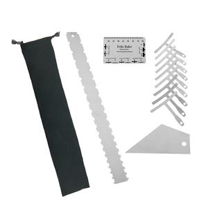 Gitarr Luthier Verktyg Halsband Straight Edge Radius Gauge String Action Ruler Fretboard Fret Outdoor Pads