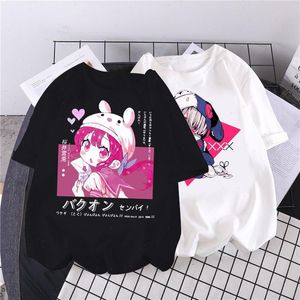 Graphic Camiseta Y2K Roupa de Kawaii Plus Size Camisa estética de Harajuku Estética do verão de Anime