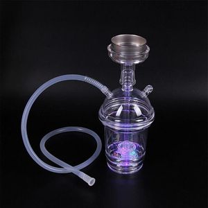 Wholesale glass water jugs for sale - Group buy Jugs Cup Hookah Pipe Glowing LED Glass Bong Starbucks Mugs Water Hookah Milk Tea Cup Water Pipe Acrylic Dabber with cm Hosea59256z