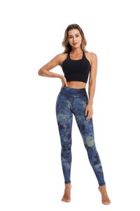 High Waisted Leggings for Women Soft Opaque Slim Tummy Control Printed Pants Running Cycling Yoga Bottom