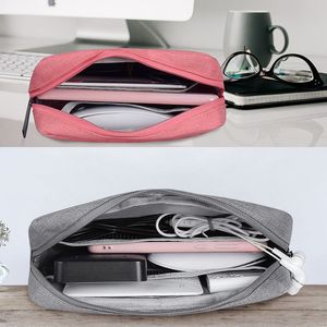 Reseförvaring Portable Digital Tillbehör Gadget Devices USB Cable Charger Case Travel Organizer Bag