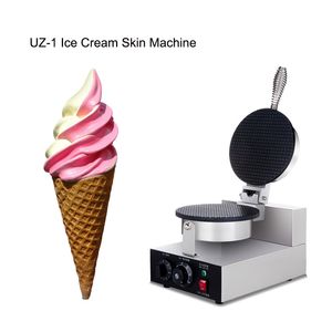 Elektriska bakpannor Hushålls Small Cone Machine Zu-1 Glass Pastry Multi-Function Stall Snack Utrustning 1300W 220V