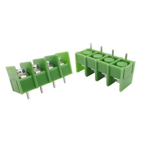 Yeşil Klemensler toptan satış-BNC Bağlayıcı Yeşil KF7 PCBTERMinals Pin Pitch mm PCB Vidalı Terminal Bloğu Düz İğne