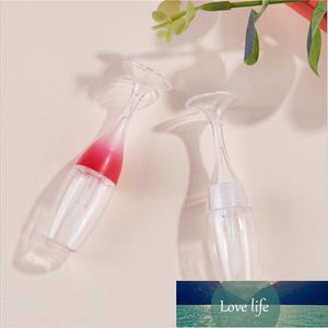 Butelki 7 ml Puste Lip Gloses Tubes Container Clear / Red Balm Kontenery Organizuj Lipstick Refillable Lipgloss