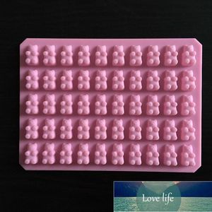 Pratico simpatico orsetto gommoso 50 cavità in silicone vassoio per fare caramelle al cioccolato stampo per gelatina di ghiaccio fai da te strumenti per torta per bambini all'ingrosso D0026-1 Prezzo di fabbrica design esperto Qualità