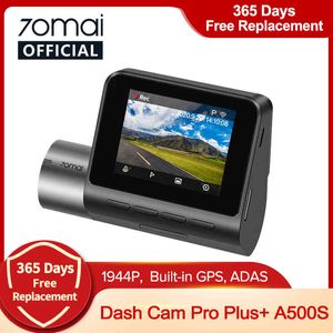 Dash Pro Plus A500S GPS 70mai Plus + سيارة DVR 1944P سرعة إحداثيات ADAS 24H وقوف السيارات دعم كاميرا الخلفية
