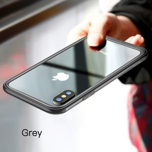 Alüminyum Alaşım Metal Kılıf X Lüks Darbeye Dayanıklı Tampon Kapak Için iPhone X10S Çift Anti Knock Çerçeve Kılıfları