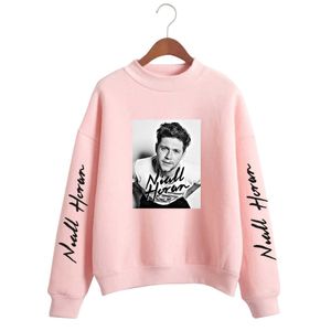 Niall Horan Fashion Print Turtleneck Sweatshirts Dam/Her Långärmade Sweatshirts 2020 Casual Streetwear Clothes X0721