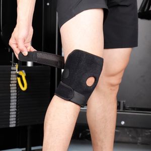 Justerbar knähylsa Support Brace Open Patella Stabilizer Protector för Fitness Running Cycling Basketball Sports Elbow Pads
