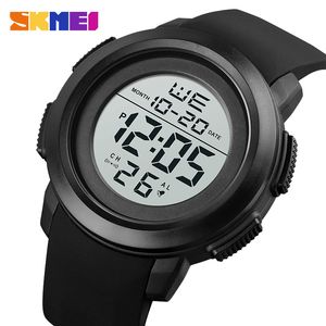 Skmei Multifunction Sports Watches for Mens Chrono Alarm Digital Men Wristwatches Waterproof Hour Watch Relojes De Hombre 1719 Q0524