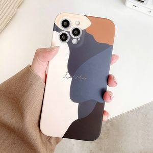 Huawei P40 P30 Pro Retro Abstrakte Kunst Handyhüllen für Huawei Mate 40 30 Pro Nova 7 Pro Weiche Silikon stoßfeste Abdeckung