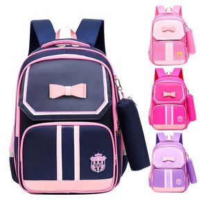 2 Set/pezzi Borse per bambini Zaino da scuola per ragazze Zaino di alta qualità 2021 Nuovo Zaino impermeabile Zaino per bambini X0529