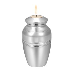 45x75mm Cremation Urn Keepsak Halsband, Stearinljushänge för mänskliga memorialsmycken med sked