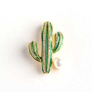 Cute Fashion Cactus Brooches Unisex Women And Men Brooch Pin Plant Styling Personality Hip Hop Coat Accessories