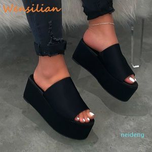 Ayakkabı Kadın Sandalet Yaz Platformu Bayanlar Sandalet Kadınlar Için 2020 Kadın Su Geçirmez Kama Moda Sandles Sandalias Mujer 2021