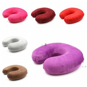 Custodie per aereo da viaggio Poggiatesta portatile multifunzione Memory Foam Siesta Morbido cuscino a forma di U RRB10965