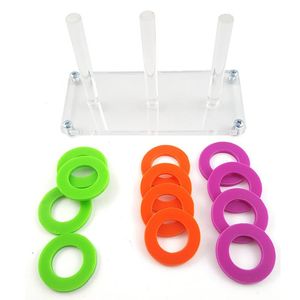 Outros pássaros suprimentos de pássaros Parrot Educational Toy Separation Ring Training Ring Training Desktop Development Desktop