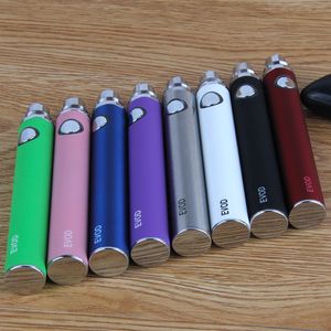 510 EVOD Vape Pen Vaporizer mah Batteries For MT3 CE4 CE5 H2 Cartridges High Quality Ecigarette Come With USB Charger