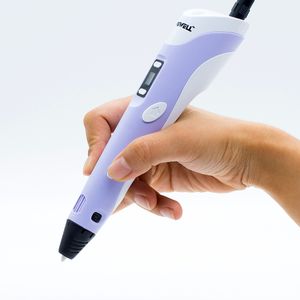 Penna per stampa 3D originale RP-100B Penne da disegno 3D intelligenti ABS da 1,75 mm con display a LED a filamento per i regali per bambini