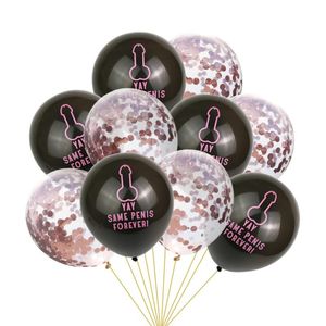 Party Decoration 10st Yay Samma penis Forever Balloons Bachelorette Hen Decor Team Bride To Be Baloon Night Accessory