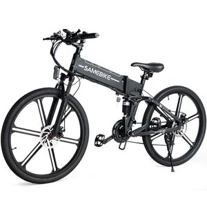 EU Stock SameBike My-Sm26 Elektrisk cykel 350W 48V Moped Cyklar Max Speed ​​30km Power Assist Range 26 tum E-Bike för utomhusresor