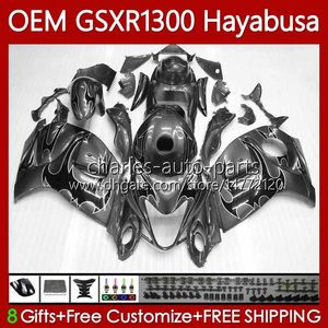 Fairings do OEM para Suzuki Hayabusa GSXR-1300 2014 2015 2016 2017 2018 2019 77No.106 GSXR 1300 CC GSX R1300 08-19 1300cc GSXR1300 08 09 10 11 12 13 Flamas cinzentas do corpo de injeção