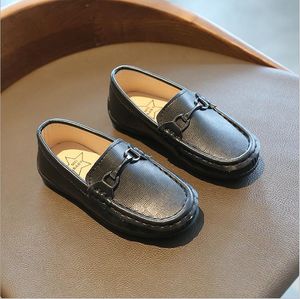 Children Shoes for Boys Loafers Sneakers Baby Soft Kids Shoes Pu Leather Casual Toddler Girls Flats Slip-on Moccasin White Shoes